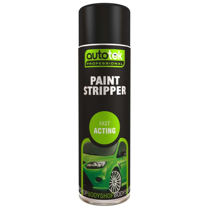 Autotek Paint Stripper Aerosol Paint Remover 500ml Bodyshop Car Aerosol