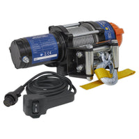 Sealey ATV/Quad Recovery Winch 1135kg (2500lb) Line Pull 12V ATV1135