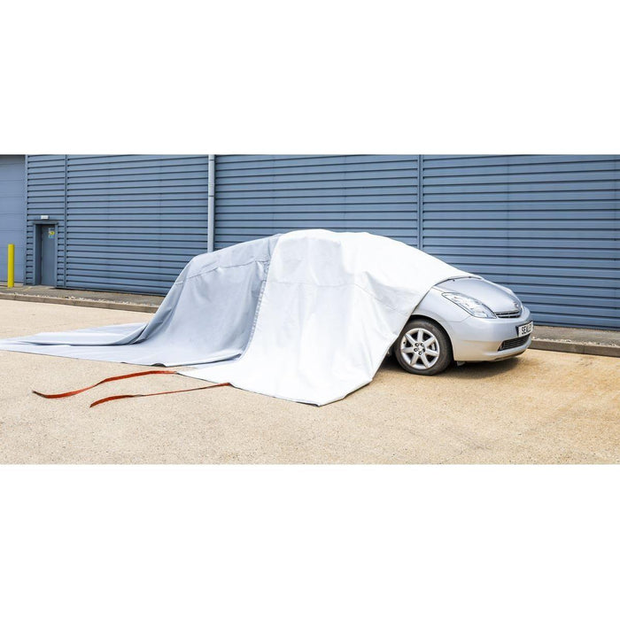 Sealey Vehicle Fire Safety Blanket - Silicone Coated 6 x 8m EV500 Sealey - Town Tools