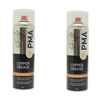 2x PMA Copper Grease High Temperature Aerosol Maintenance Spray 500ml COPGR