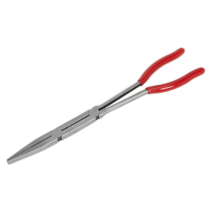 Sealey Flat Nose Pliers Double Joint Long Reach 335mm AK8590 Sealey - Town Tools 