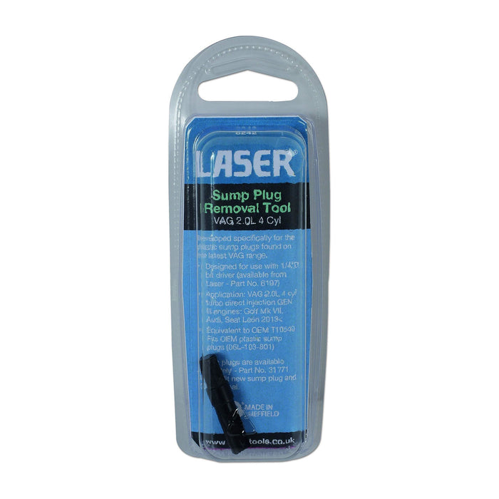 Laser Sump Plug Removal Tool - for VAG 2L 4 Cyl 6242
