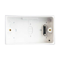 Dencon Pattress Box with Earth 2-Gang 45mm