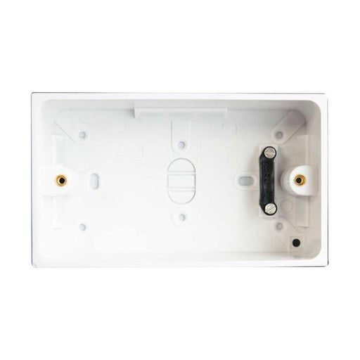 Dencon Pattress Box with Earth 2-Gang 45mm Dencon - Town Tools