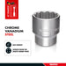Teng Tools 1/2" Socket 12 pt Metric 15mm Teng Tools - Town Tools 