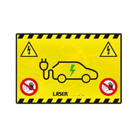 Laser Wing Cover Hybrid/EV Warning 8664