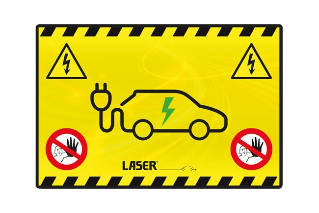 Laser Wing Cover Hybrid/EV Warning 8664 Laser - Town Tools 