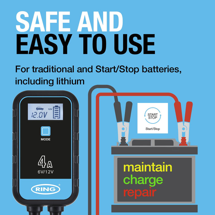 Ring RSC904T SMARTCHARGE 4 Charger & Maintainer