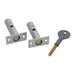 Yale Locks PM444 Door Security Bolts Polished Chrome Finish Visi of 2 Yale Locks - Town Tools