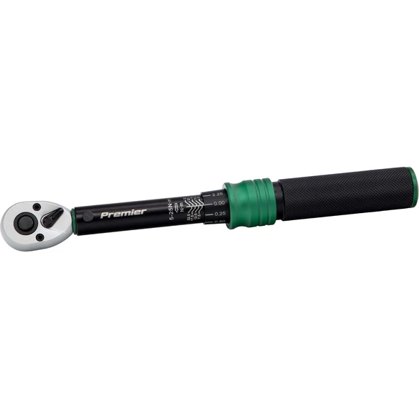 Sealey 1/4"Dr Torque Wrench 5-25Nm 72T