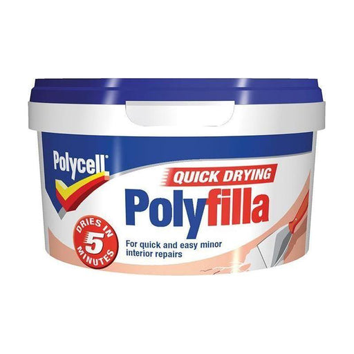 Polycell Multipurpose Quick Drying Polyfilla Tub 500g Polycell - Town Tools