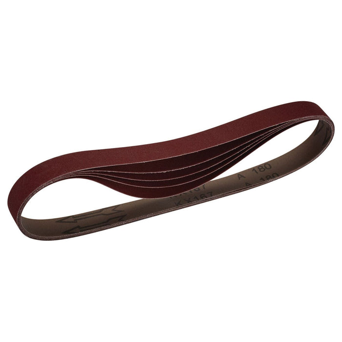 Draper Cloth Sanding Belt, 25 x 762mm, 40 Grit (Pack of 5) 08694 Draper - Town Tools 