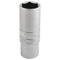 Draper 6 Point Metric Deep Socket, 3/8" Sq. Dr., 17mm 16585