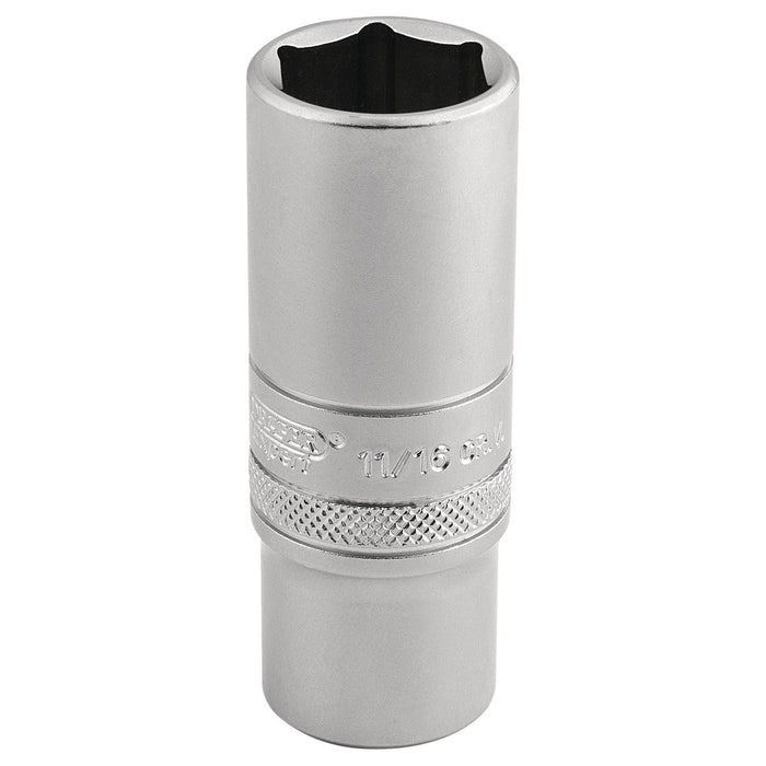 Draper 6 Point Metric Deep Socket, 3/8" Sq. Dr., 17mm 16585 Draper - Town Tools 