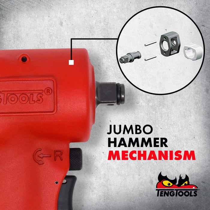 Teng Tools 1/2" Mini Air Impact Wrench Teng Tools - Town Tools 