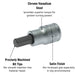 Teng Tools 1/2" Hex Bit Socket AF 3/16" Teng Tools - Town Tools 