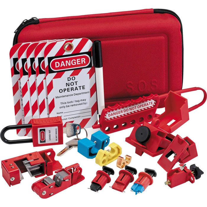 Draper Electricians Lockout Kit&nbsp;&nbsp;&nbsp;&nbsp;&nbsp;&nbsp; 70940 Draper - Town Tools 