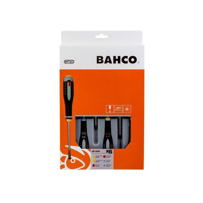 Bahco BE-9884 ERGO™ Screwdriver Set, 6 Piece Bahco - Town Tools