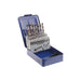 Faithfull HSS Drill Bit Set of 19 M2 1 - 10mm & Case Faithfull - Town Tools