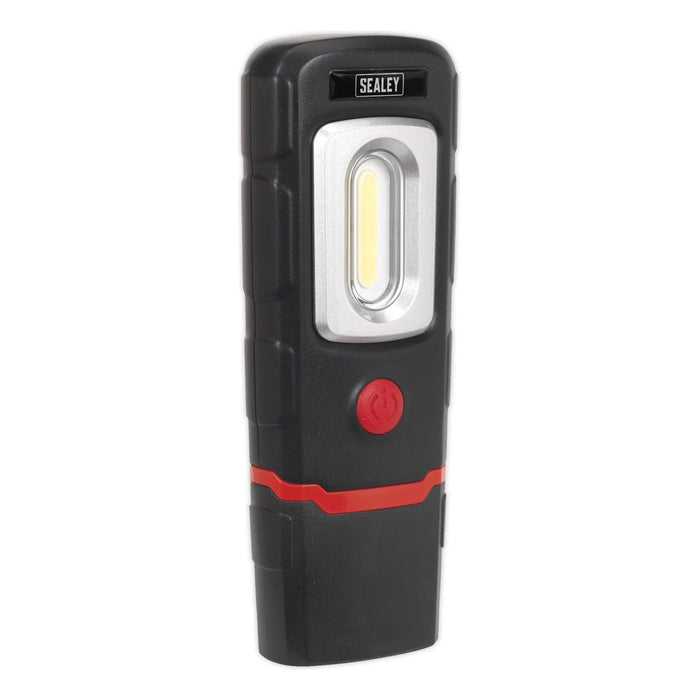 Sealey Rechargeable 360 Inspection Light 3W COB & 1W SMD LED Black Lithium-Polym Sealey - Town Tools 