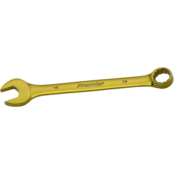 Sealey Combination Spanner 19mm 12pt (Yellow)
