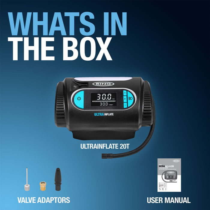 Ring RTI120T ULTRAINFLATE 20T Digital Tyre Inflator