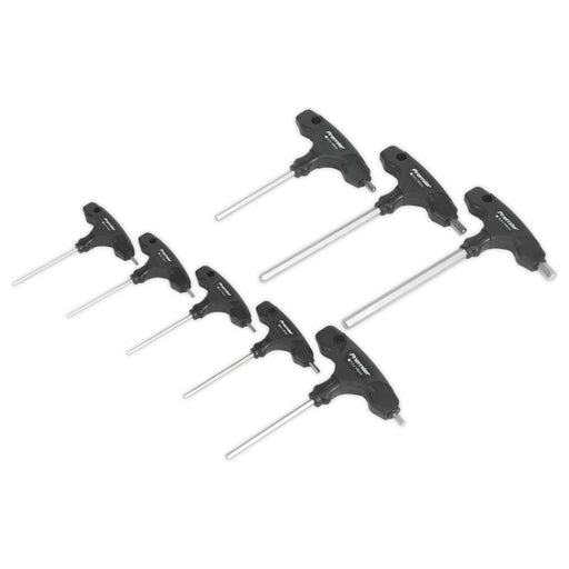 Sealey Hex Key Set 8pc T-Handle Metric AK7143 Sealey - Town Tools 