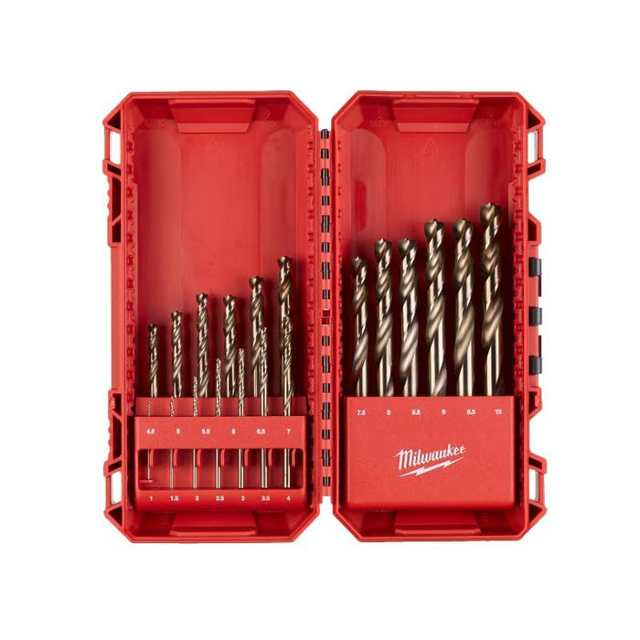 Milwaukee RED COBALT HSS-Ground set (19pc)