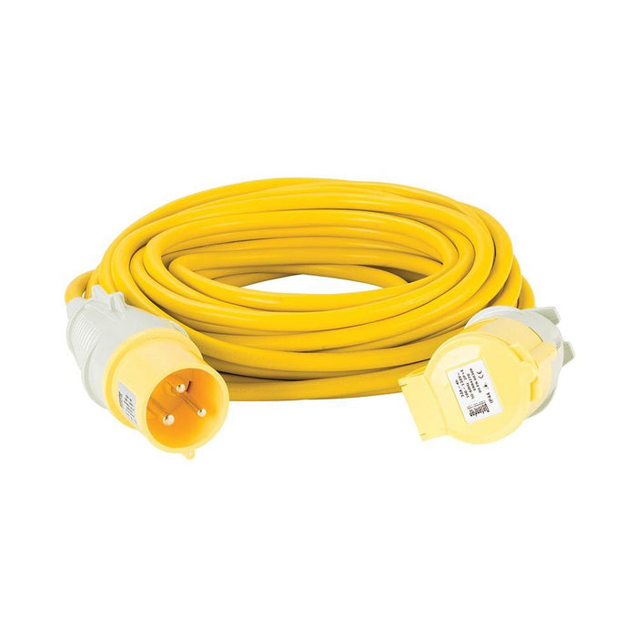 Defender Extension Lead Yellow 4mm2 32A 14m 110V