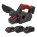 Sealey SV20 Series Cordless Planer Kit 20V - 2 Batteries CP20VEPKIT Sealey - Town Tools 