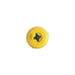Sealey Numberplate Screw Plastic Enclosed Head 4.8 x 18mm Yellow Pack of 50 Sealey - Town Tools 