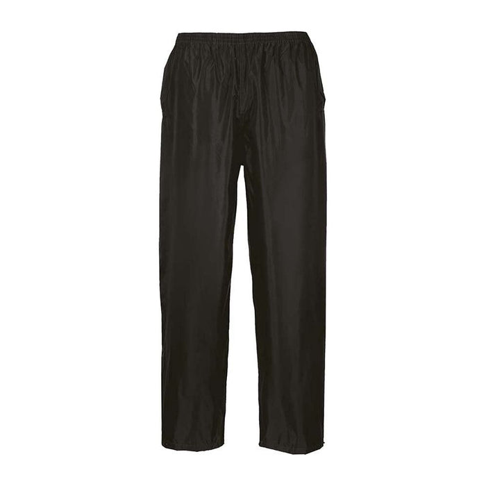 Portwest Classic Rain Trousers - Black - X Large (Regular)