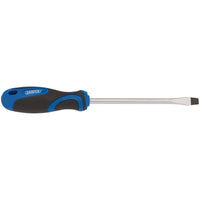 Draper Soft Grip Plain Slot Screwdriver, 8.0 x 150mm 48924