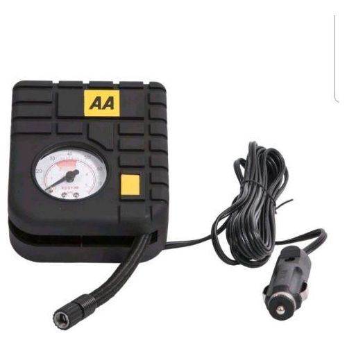 AA 12v Car Motorcycle Motor Bike Mini Tyre Air Compressor Inflator + Sealant Streetwize - Town Tools 