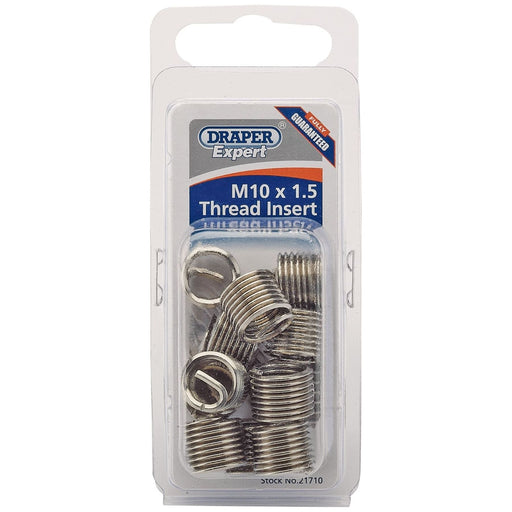 Draper Metric Thread Insert Refill, M10 x 1.5 (Pack of 12) 21710 Draper - Town Tools 