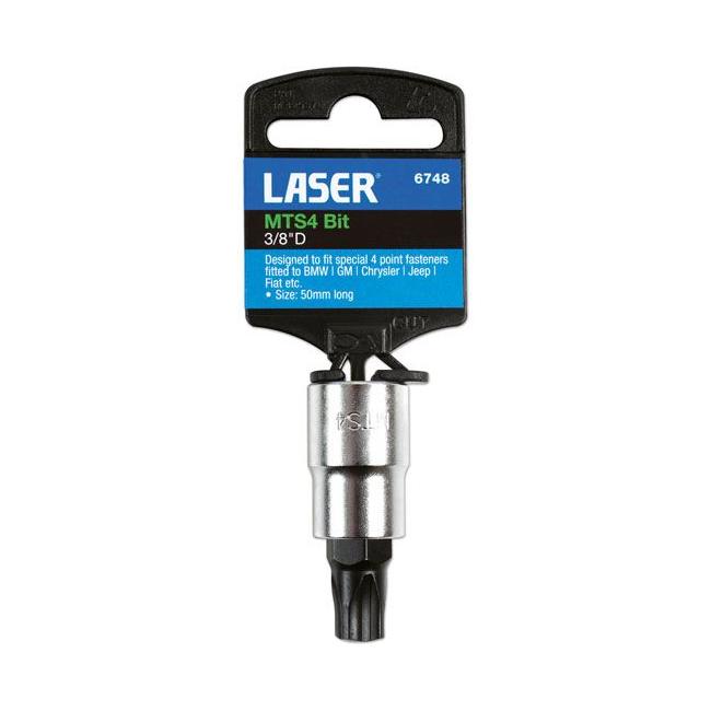 Laser Mortorq Socket Bit 3/8"D MTS4 6748 Laser - Town Tools 