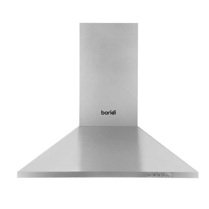 Baridi Cooker Hood with Carbon Filters 60cm - Stainless Steel DH126