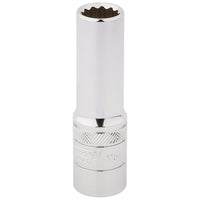 Draper HI-TORQ 12 Point Deep Socket, 1/2" Sq. Dr., 13mm 33732