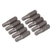 Silverline T30 Cr-V Screwdriver Bits 10pk T30 Silverline - Town Tools 