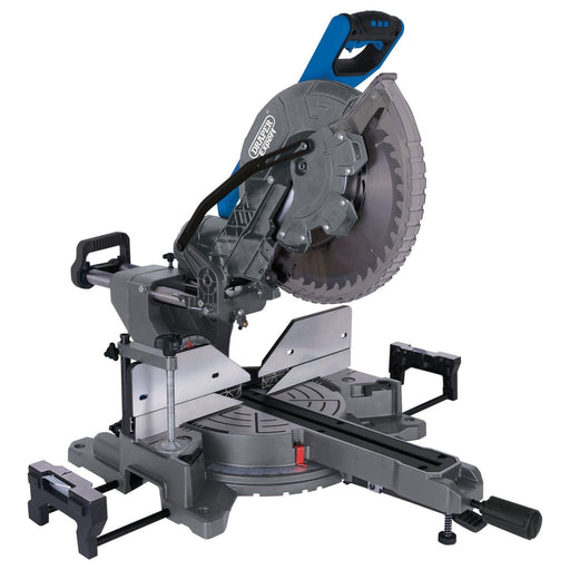 Draper Double Bevel Sliding Compound Mitre Saw, 305mm, 2000W 79901 Draper - Town Tools 