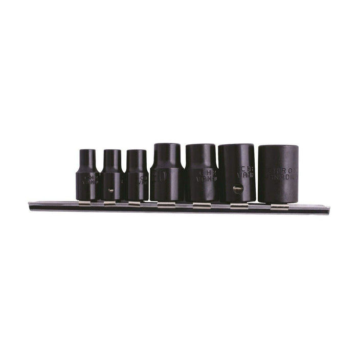 Laser Impact Star Socket Set 3/8"D, 1/4"D 7pc 0897 Laser - Town Tools 