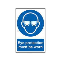 Scan Eye Protection Must Be Worn - PVC Sign 200 x 300mm