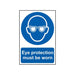 Scan Eye Protection Must Be Worn - PVC Sign 200 x 300mm Scan - Town Tools