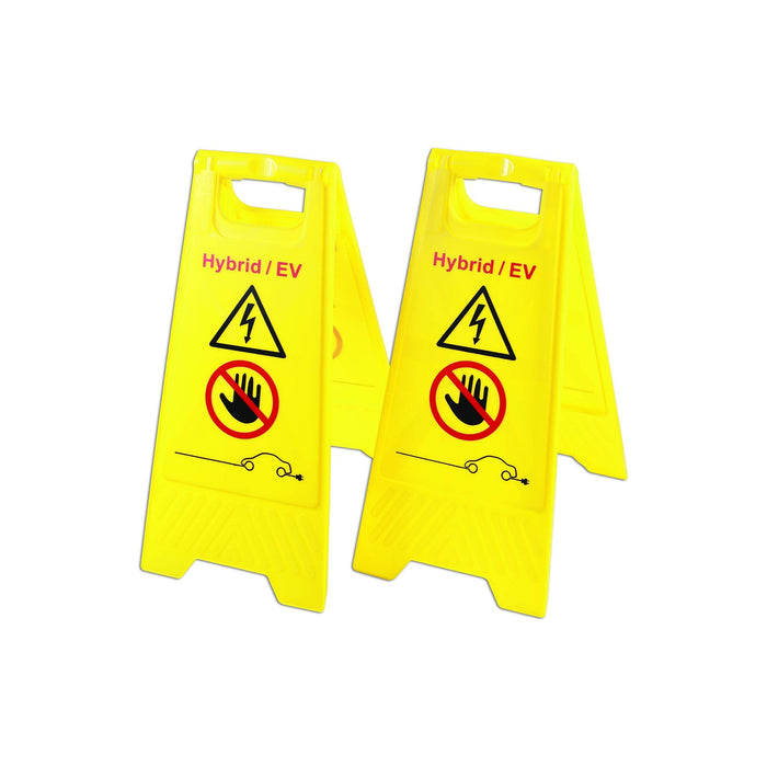 Laser Hybrid/EV Floor Warning Signs 2pc 7521 Laser - Town Tools 