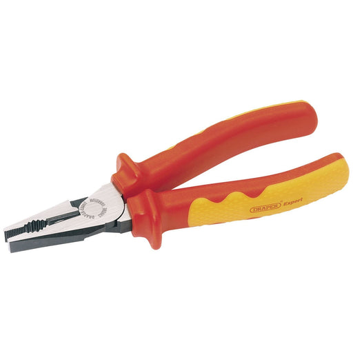 Draper VDE Approved Fully Insulated High Leverage Combination Pliers, 200mm Draper - Town Tools 