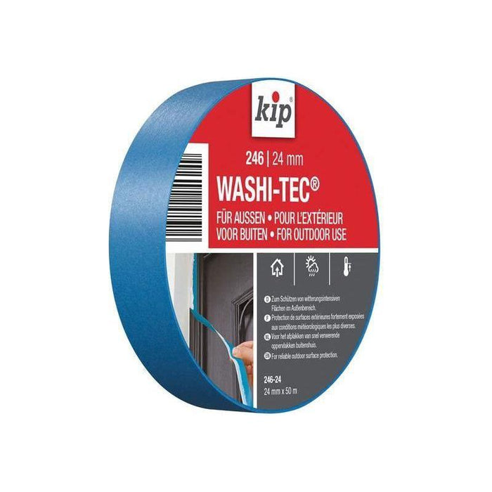 Kip® 246 Premium Outdoor WASHI-TEC® Masking Tape 24mm x 50m KIP® - Town Tools