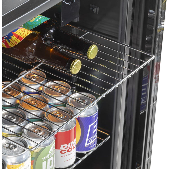 Baridi 85L Wine, Beer & Drinks Fridge with Thermostat - Stainless Steel Baridi - Town Tools