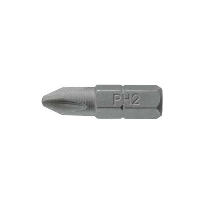 Teng Tools 1/4" PH Bits 25mm PH2 3 pcs Teng Tools - Town Tools 