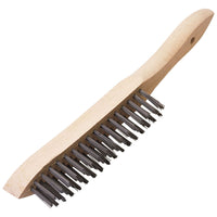 Draper Heavy Duty 3 Row Wire Scratch Brush, 310mm 31548
