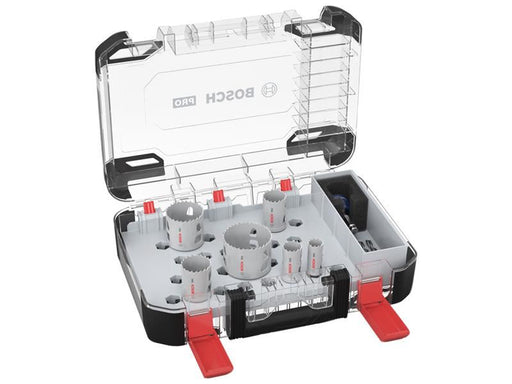 Bosch Powertool Accessories PRO Multi Material PC Plus Hole Saw Set, 9 Piece Bosch Powertool Accessories - Town Tools